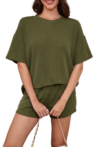 Womens pcs ribbed - 2‑pcs, knit